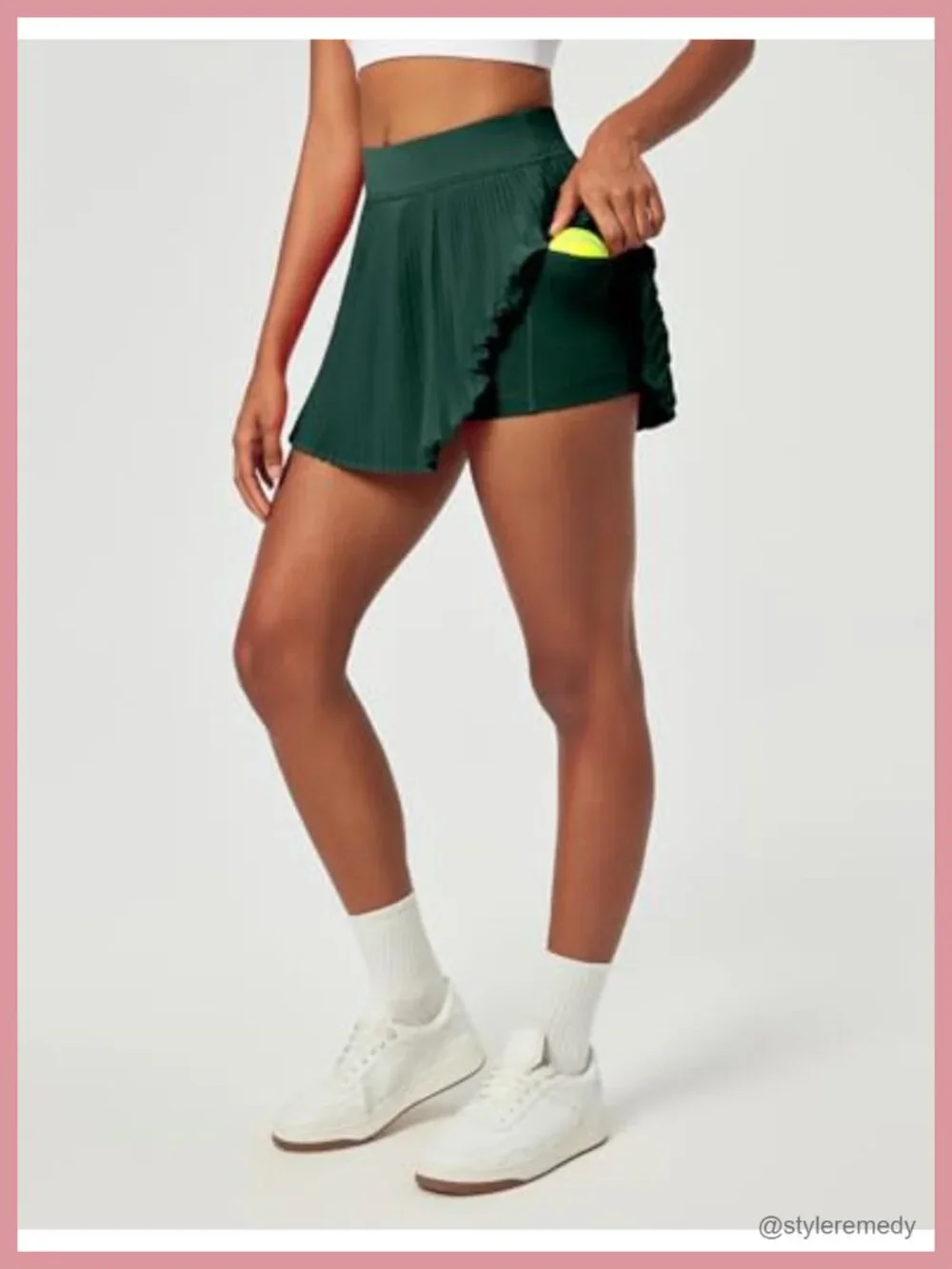 High Waisted Pleated Tennis Skirts for Women with Pockets Golf Skorts